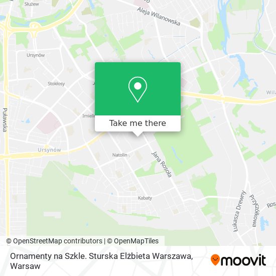 Ornamenty na Szkle. Sturska Elżbieta Warszawa map