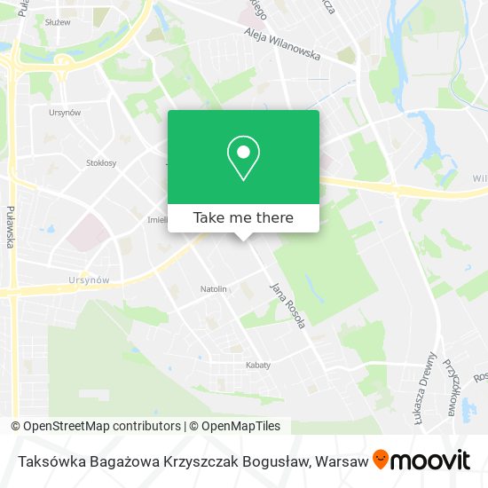 Taksówka Bagażowa Krzyszczak Bogusław map