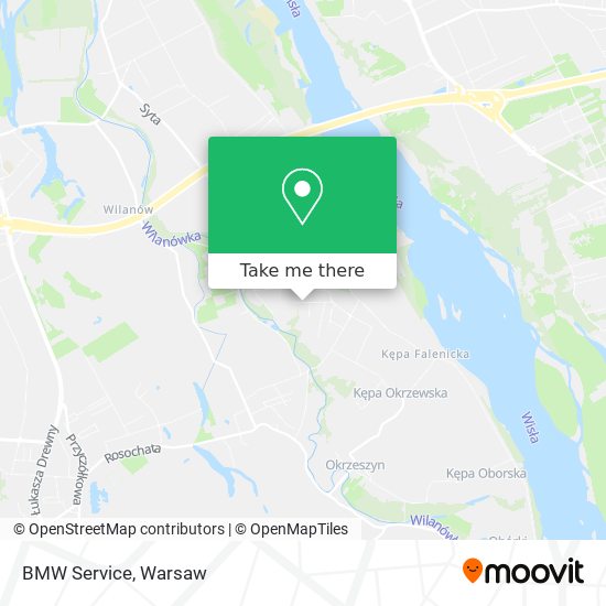 BMW Service map