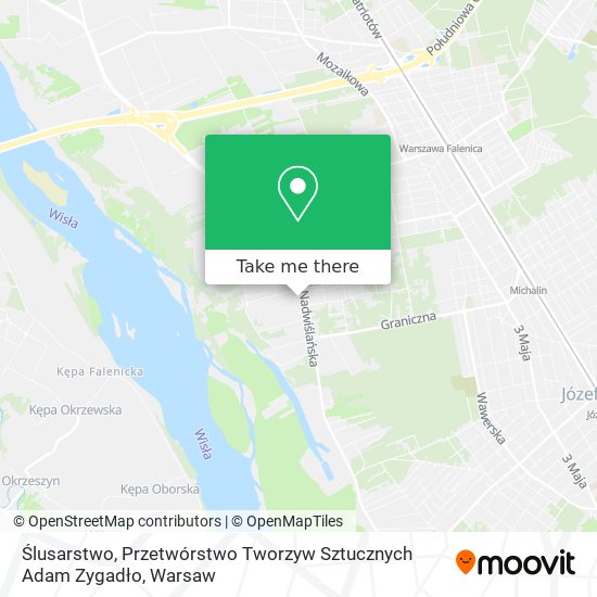 Ślusarstwo, Przetwórstwo Tworzyw Sztucznych Adam Zygadło map