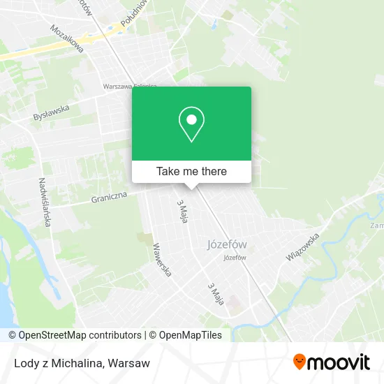 Lody z Michalina map