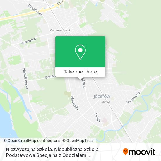 Niezwyczajna Szkoła. Niepubliczna Szkoła Podstawowa Specjalna z Oddziałami Przedszkolnymi map