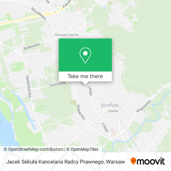 Jacek Sekuła Kancelaria Radcy Prawnego map