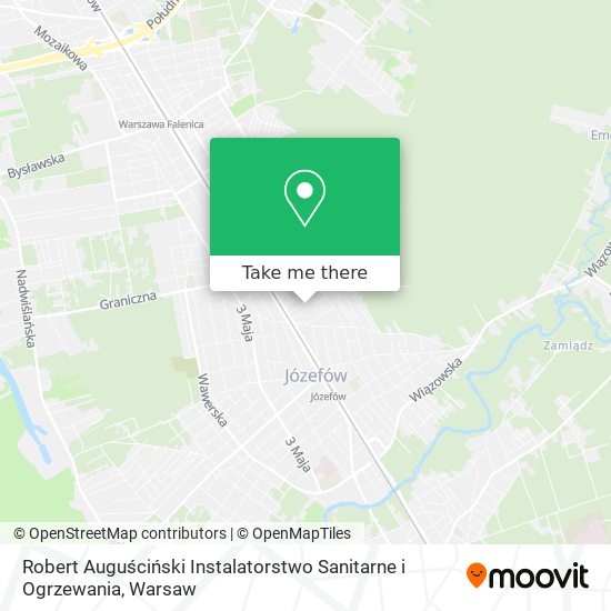 Robert Auguściński Instalatorstwo Sanitarne i Ogrzewania map