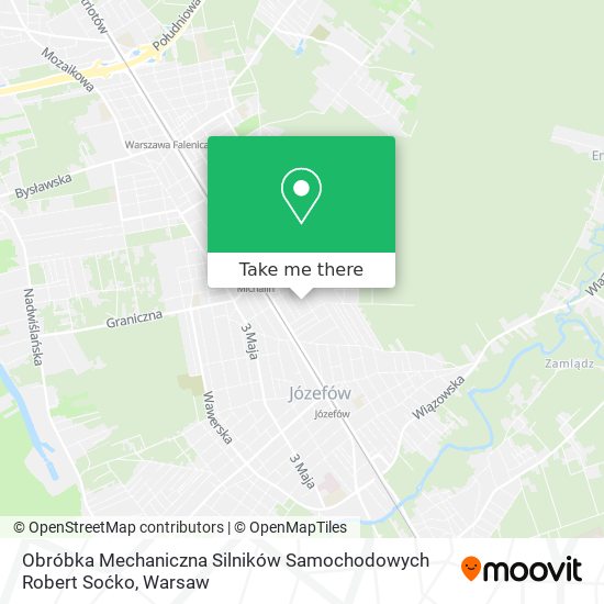 Карта Obróbka Mechaniczna Silników Samochodowych Robert Soćko