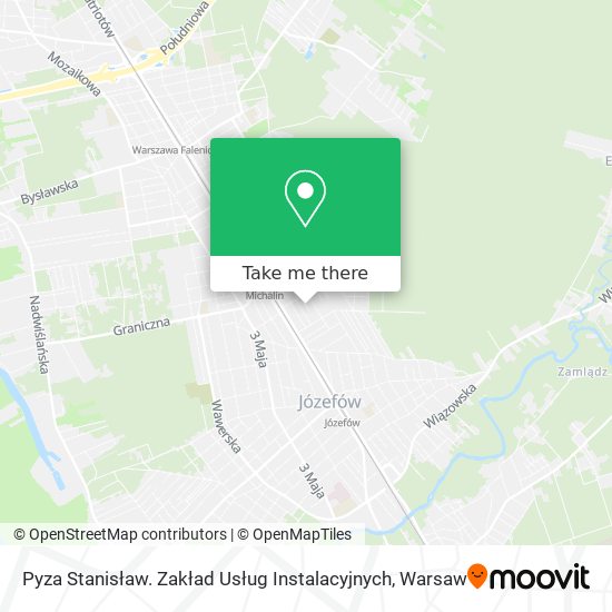 Pyza Stanisław. Zakład Usług Instalacyjnych map