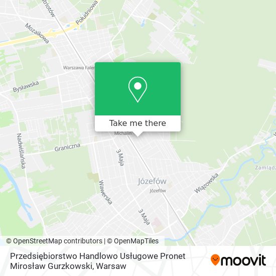 Przedsiębiorstwo Handlowo Usługowe Pronet Mirosław Gurzkowski map