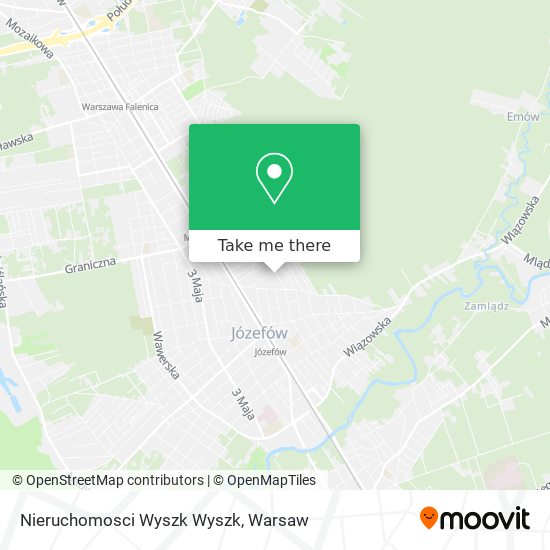 Nieruchomosci Wyszk Wyszk map