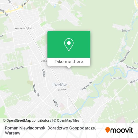 Roman Niewiadomski Doradztwo Gospodarcze map