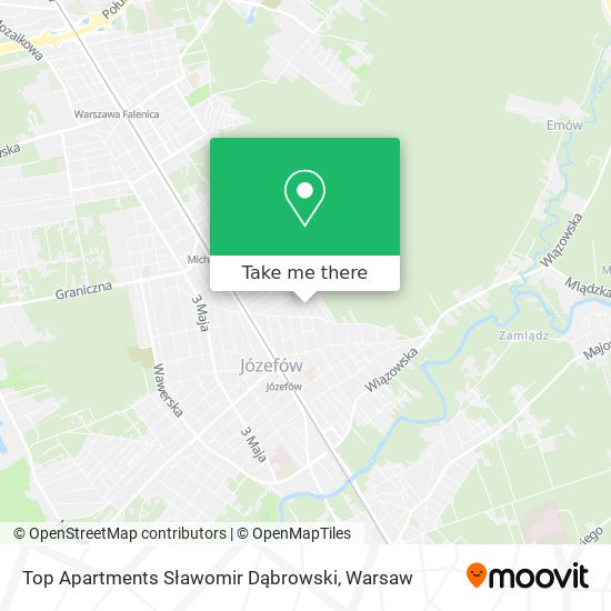 Top Apartments Sławomir Dąbrowski map