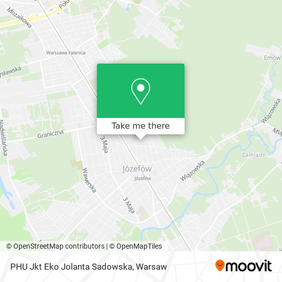 PHU Jkt Eko Jolanta Sadowska map