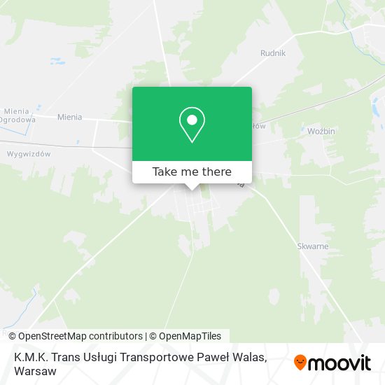 K.M.K. Trans Usługi Transportowe Paweł Walas map