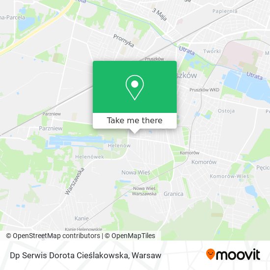 Dp Serwis Dorota Cieślakowska map