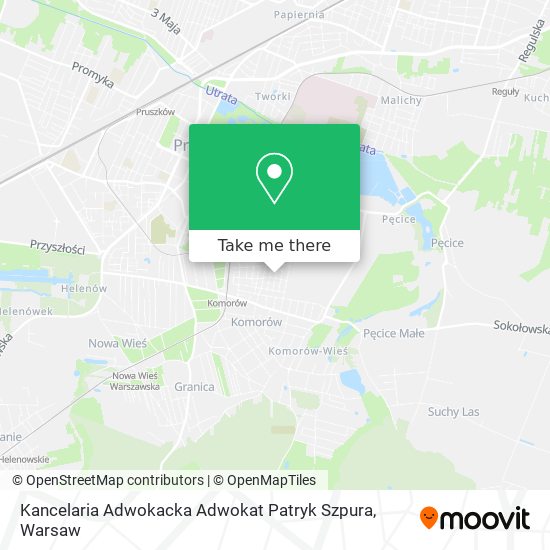 Kancelaria Adwokacka Adwokat Patryk Szpura map