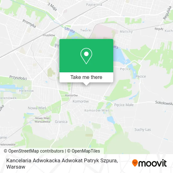 Kancelaria Adwokacka Adwokat Patryk Szpura map