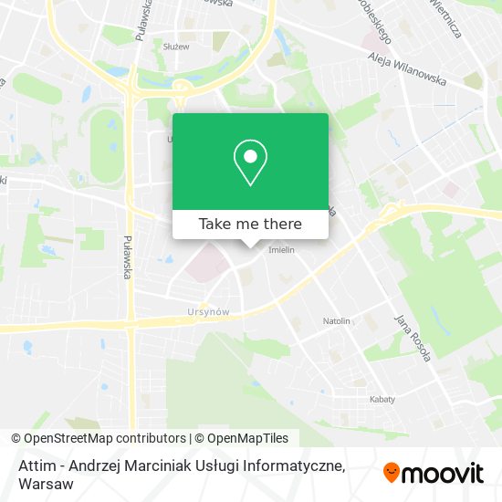 Attim - Andrzej Marciniak Usługi Informatyczne map