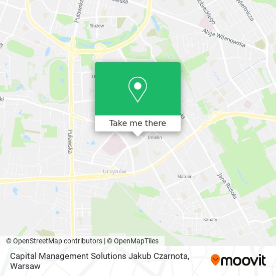 Capital Management Solutions Jakub Czarnota map