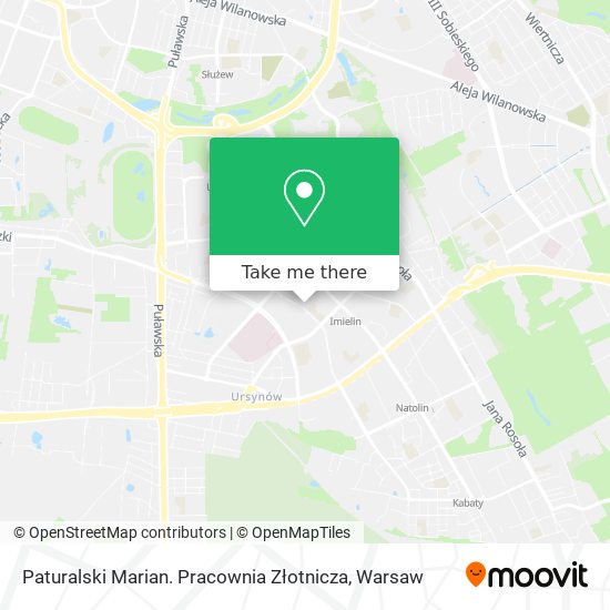 Paturalski Marian. Pracownia Złotnicza map