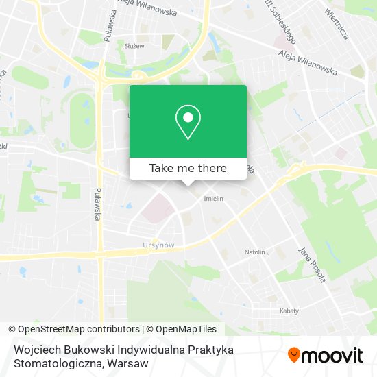 Wojciech Bukowski Indywidualna Praktyka Stomatologiczna map