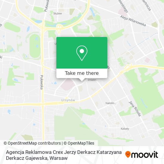 Agencja Reklamowa Crex Jerzy Derkacz Katarzyana Derkacz Gajewska map