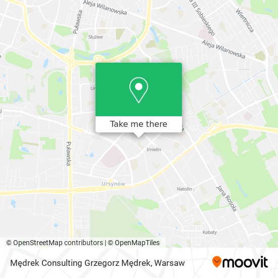 Mędrek Consulting Grzegorz Mędrek map