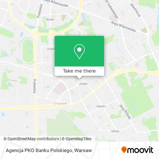 Agencja PKO Banku Polskiego map