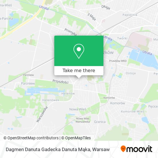 Dagmen Danuta Gadecka Danuta Mąka map