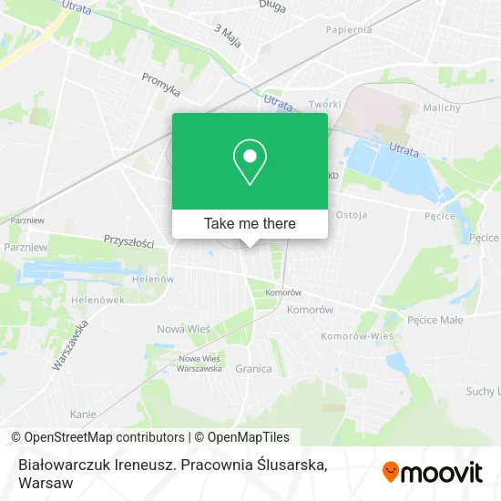 Карта Białowarczuk Ireneusz. Pracownia Ślusarska