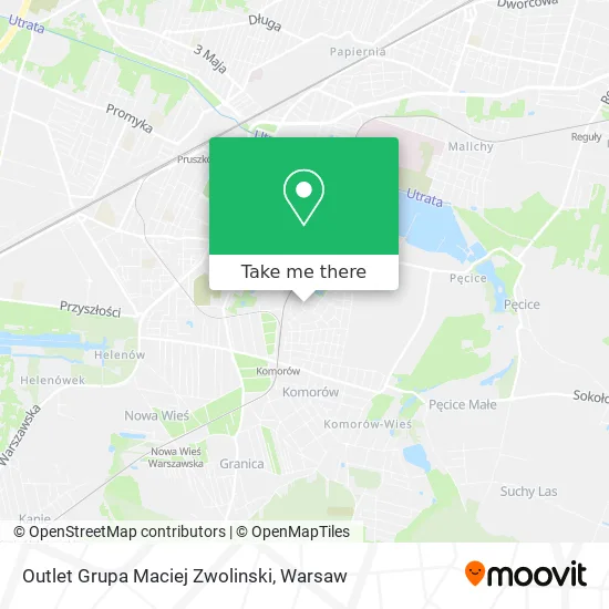 Outlet Grupa Maciej Zwolinski map