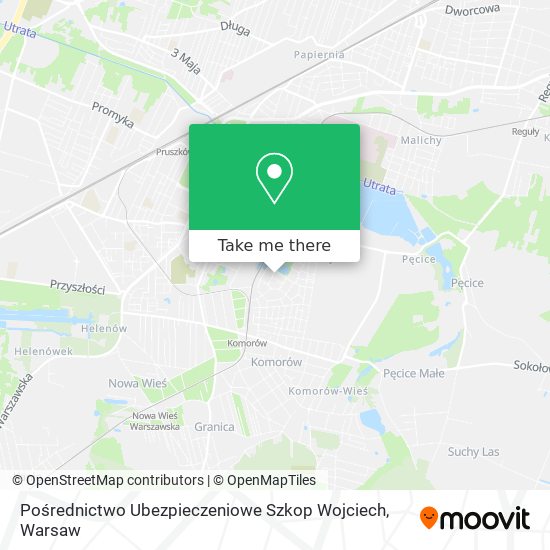 Pośrednictwo Ubezpieczeniowe Szkop Wojciech map