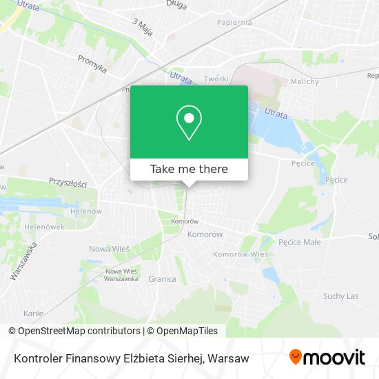 Kontroler Finansowy Elżbieta Sierhej map