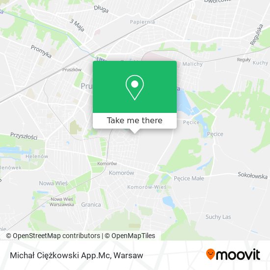 Michał Ciężkowski App.Mc map