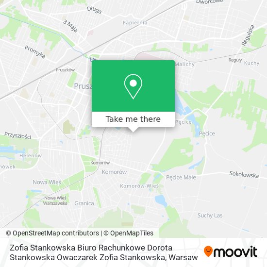 Zofia Stankowska Biuro Rachunkowe Dorota Stankowska Owaczarek Zofia Stankowska map