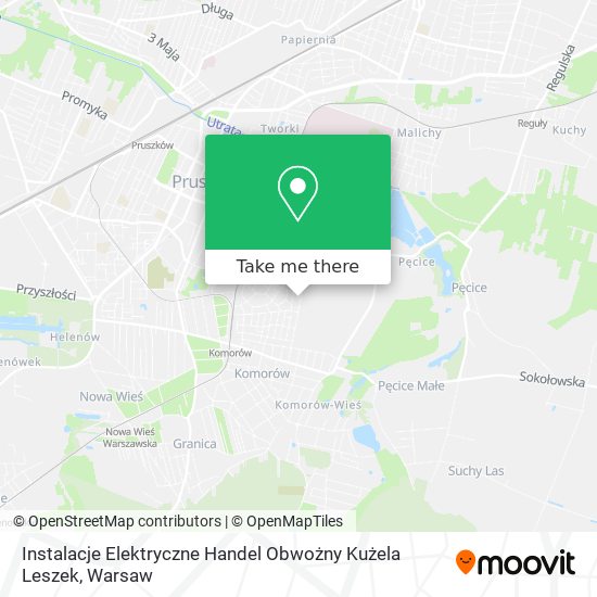 Instalacje Elektryczne Handel Obwożny Kużela Leszek map