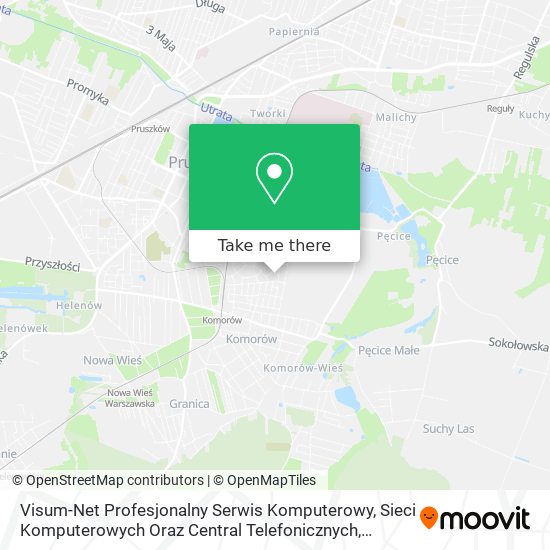 Visum-Net Profesjonalny Serwis Komputerowy, Sieci Komputerowych Oraz Central Telefonicznych map