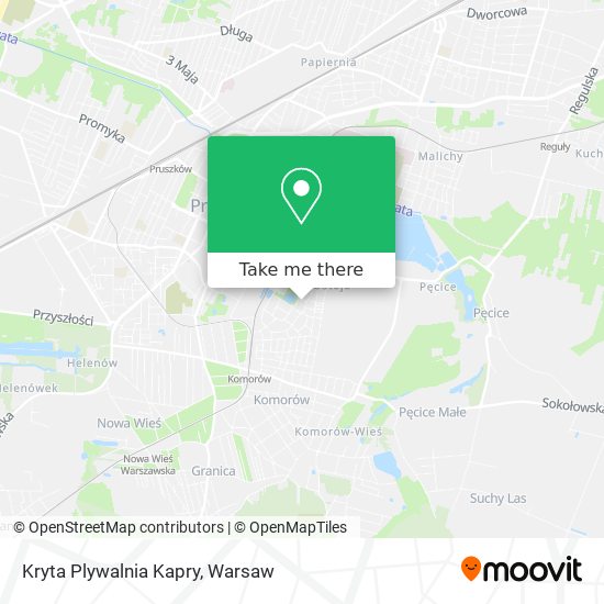 Kryta Plywalnia Kapry map