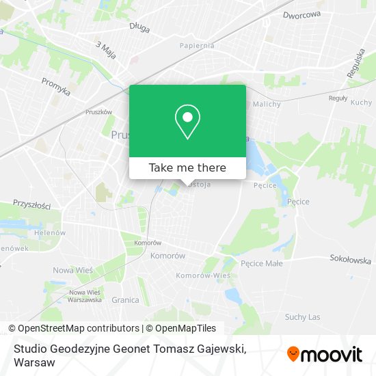 Studio Geodezyjne Geonet Tomasz Gajewski map