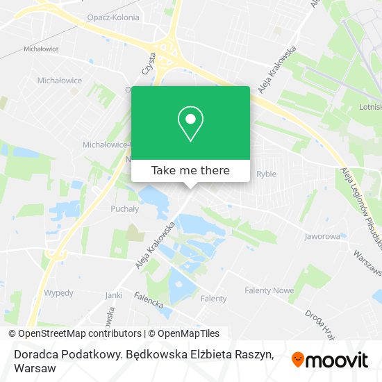 Doradca Podatkowy. Będkowska Elżbieta Raszyn map