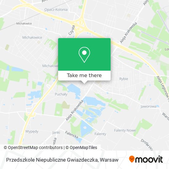 Przedszkole Niepubliczne Gwiazdeczka map