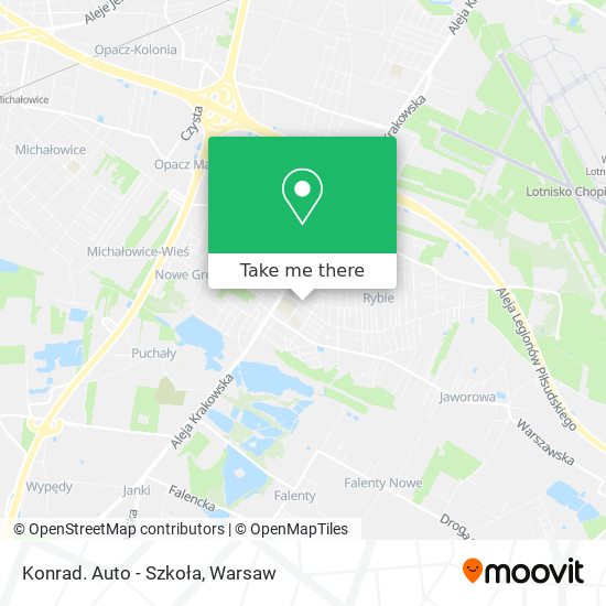 Konrad. Auto - Szkoła map