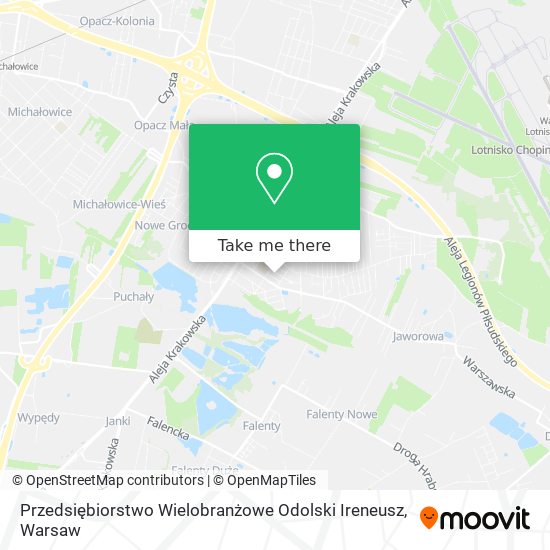 Przedsiębiorstwo Wielobranżowe Odolski Ireneusz map