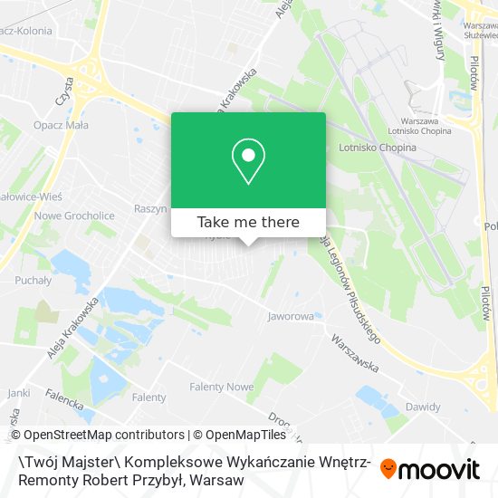 \Twój Majster\ Kompleksowe Wykańczanie Wnętrz-Remonty Robert Przybył map