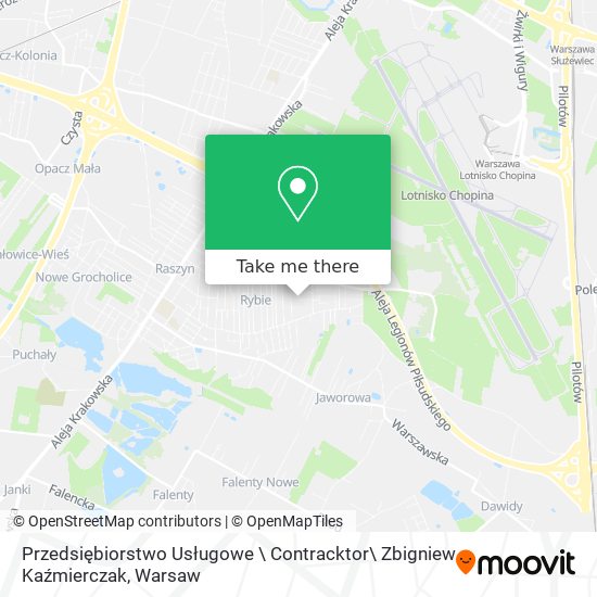 Przedsiębiorstwo Usługowe \ Contracktor\ Zbigniew Kaźmierczak map