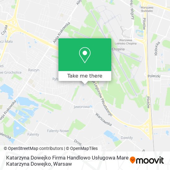 Katarzyna Dowejko Firma Handlowo Usługowa Mare Katarzyna Dowejko map