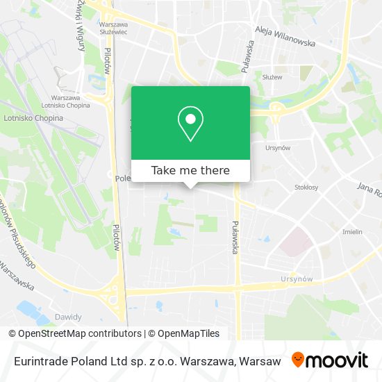 Eurintrade Poland Ltd sp. z o.o. Warszawa map