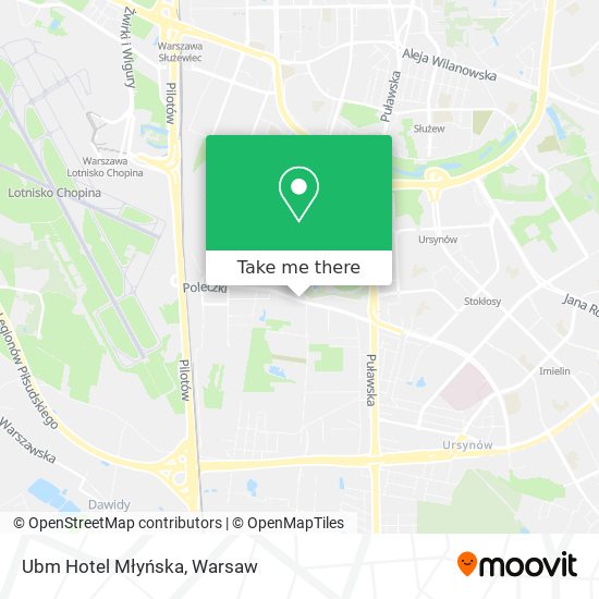 Ubm Hotel Młyńska map