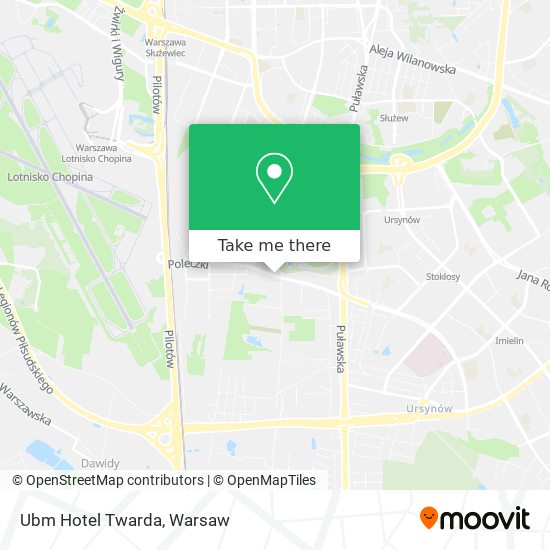 Ubm Hotel Twarda map