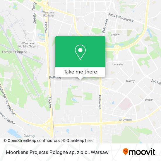 Moorkens Projects Pologne sp. z o.o. map