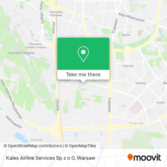 Kales Airline Services Sp z o O map