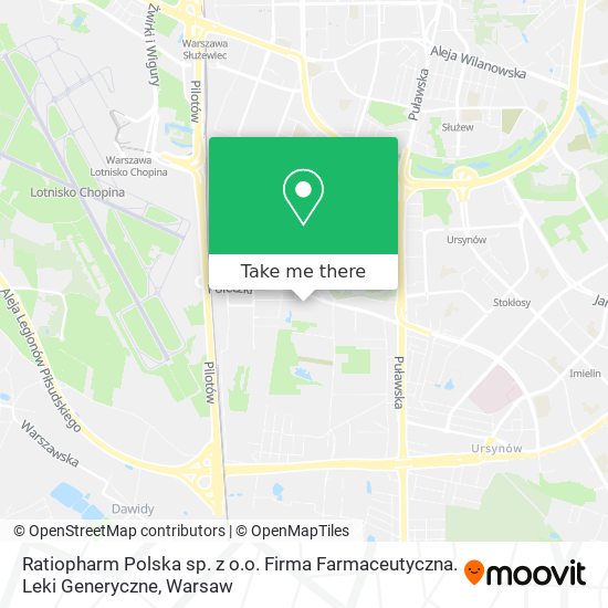 Ratiopharm Polska sp. z o.o. Firma Farmaceutyczna. Leki Generyczne map